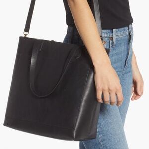The Zip-Top Medium Transport Leather Tote